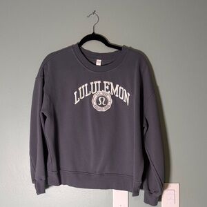 lululemon athletica Women's Crewneck Sweatshirt in Charcoal Gray